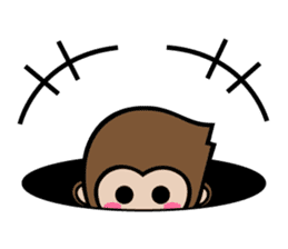 Mochi The Baby Monkey sticker #9539676