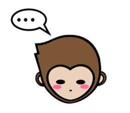 Mochi The Baby Monkey sticker #9539677