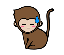 Mochi The Baby Monkey sticker #9539680