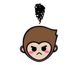 Mochi The Baby Monkey sticker #9539681
