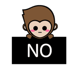 Mochi The Baby Monkey sticker #9539684