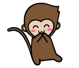 Mochi The Baby Monkey sticker #9539690