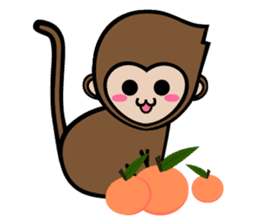 Mochi The Baby Monkey sticker #9539691