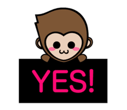 Mochi The Baby Monkey sticker #9539703