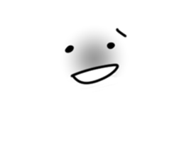 White simple Sticker sticker #9539956