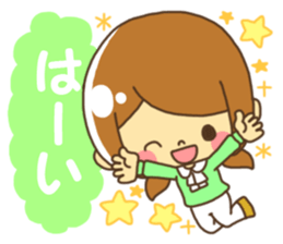 Anytime girl tarlk Valentine sticker #9541087