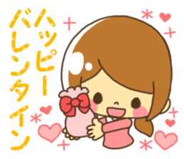 Anytime girl tarlk Valentine sticker #9541092