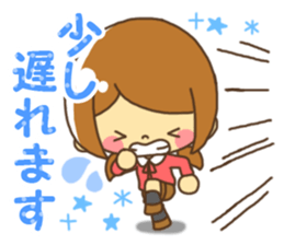 Anytime girl tarlk Valentine sticker #9541098