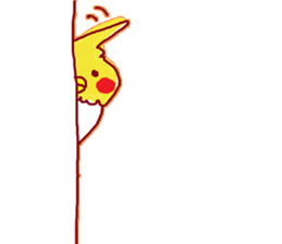 Okame,The Cockatiel2 sticker #9541325