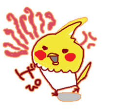 Okame,The Cockatiel2 sticker #9541328