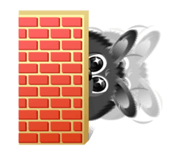 Dip Black Dog sticker #9541446