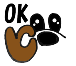 Large Font big dog sticker #9541510