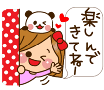 The cute girl 2 who often uses it sticker #9542554