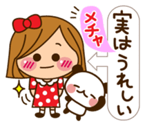 The cute girl 2 who often uses it sticker #9542574