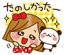 The cute girl 2 who often uses it sticker #9542577