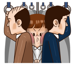 Punpun in the office life sticker #9542732