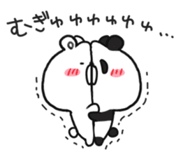 bear & panda with LOVE sticker #9542799