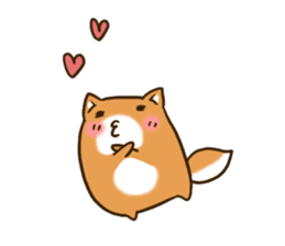 Cute Shiba Inu sticker sticker #9543305