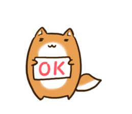 Cute Shiba Inu sticker sticker #9543306