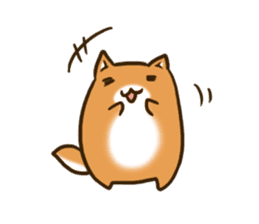Cute Shiba Inu sticker sticker #9543312
