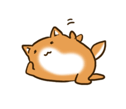 Cute Shiba Inu sticker sticker #9543332