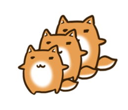 Cute Shiba Inu sticker sticker #9543334