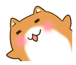 Cute Shiba Inu sticker sticker #9543335