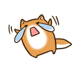 Cute Shiba Inu sticker sticker #9543336