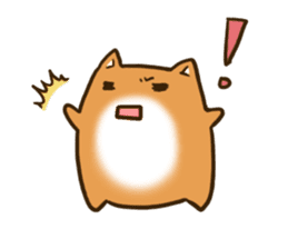 Cute Shiba Inu sticker sticker #9543339