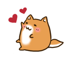 Cute Shiba Inu sticker sticker #9543340