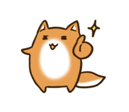 Cute Shiba Inu sticker sticker #9543342