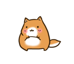 Cute Shiba Inu sticker sticker #9543343