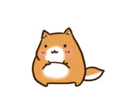 Cute Shiba Inu sticker sticker #9543343