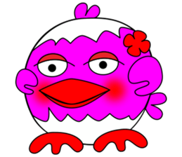 Egg Bird sticker #9543387