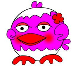Egg Bird sticker #9543387