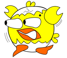 Egg Bird sticker #9543390