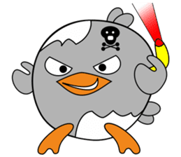 Egg Bird sticker #9543391