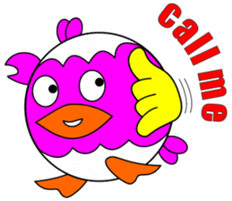 Egg Bird sticker #9543407