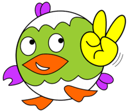 Egg Bird sticker #9543408