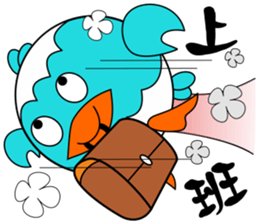 Egg Bird sticker #9543413