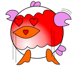 Egg Bird sticker #9543418