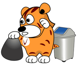 Mini tiger sticker #9543717