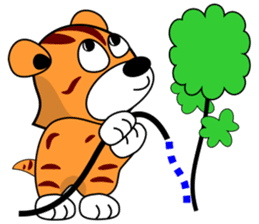 Mini tiger sticker #9543723