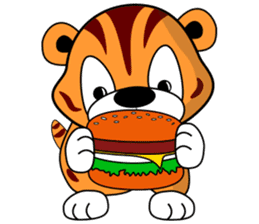 Mini tiger sticker #9543726