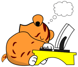 Mini tiger sticker #9543732