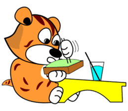 Mini tiger sticker #9543733