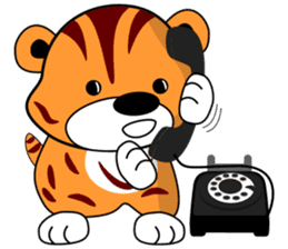 Mini tiger sticker #9543734