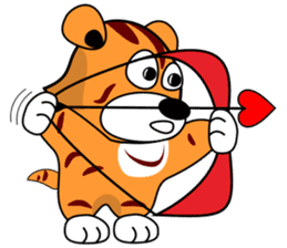 Mini tiger sticker #9543738