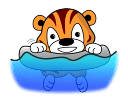 Mini tiger sticker #9543739
