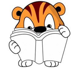 Mini tiger sticker #9543740